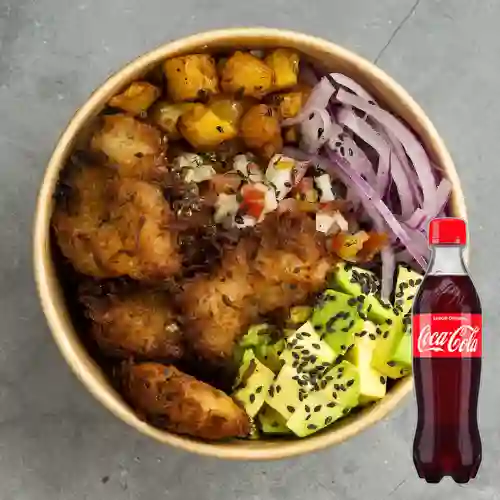 Combo Pokelombia + Coca-Cola Sabor Original 400 ml