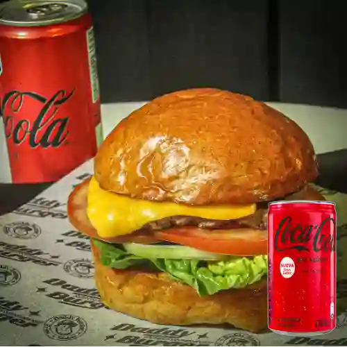 Combo Hamburguesa Classic Daddy +Cocacola S/az 235ML