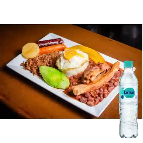 Combo Bandeja Paisa + Brisa Sin Gas 600ML