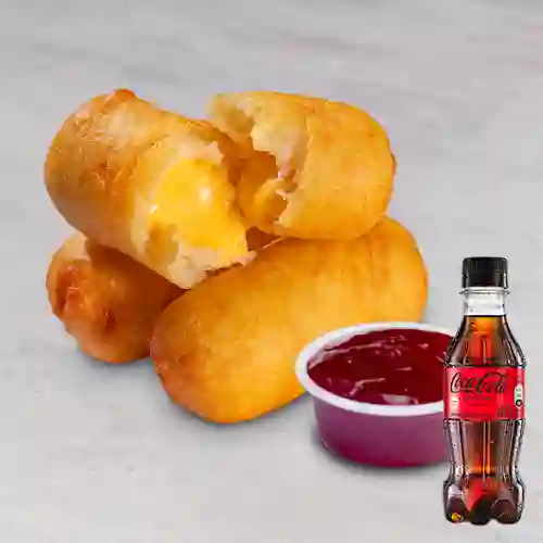 Combo Palitos de Queso Cheddar + Coca Cola Sin Azúcar 250ML