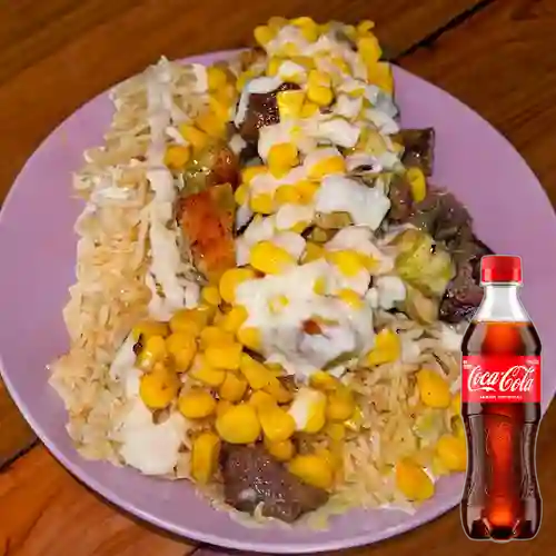 Combo Chuzo Mixto&Mazorca +Cocacola Orig 400ml