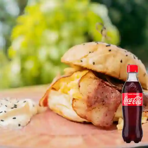 Combo Beagle Burger + Coca-Cola Sabor Original 400 ml