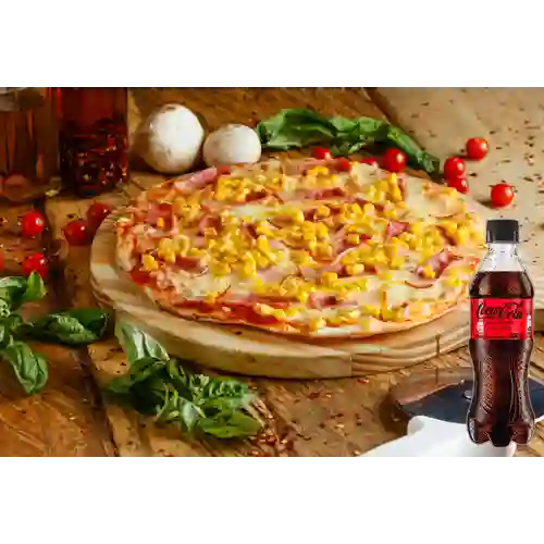 Combo Pizza Ranchera + Coca-Cola Sin Azúcar 400 ml