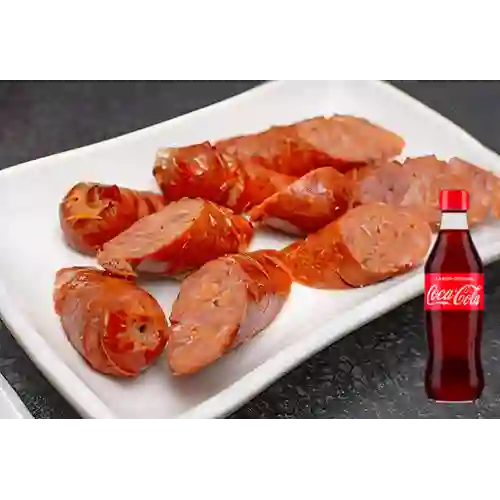 Combo Porción de Chorizos +Cocacola Orig 350ml