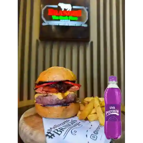 Combo Hamburguesa Alemana + Postobon Uva 400 ml