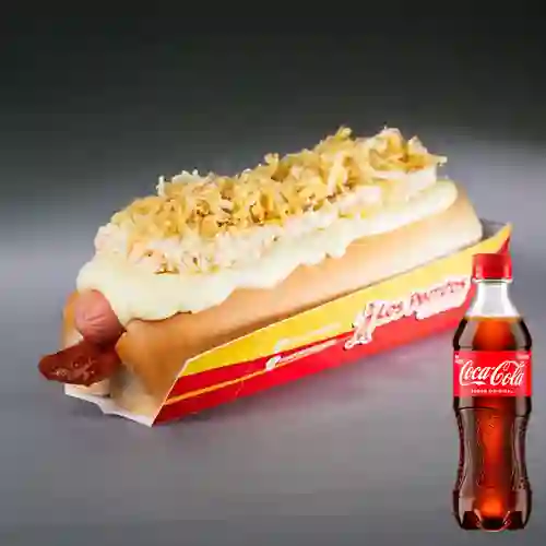 Combo Perro Queso&Tocineta +Cocacola Orig 400ml