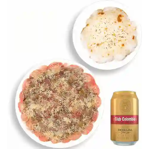 Combo Carpaccio de Res + Club col. Dorada Lta 330ml