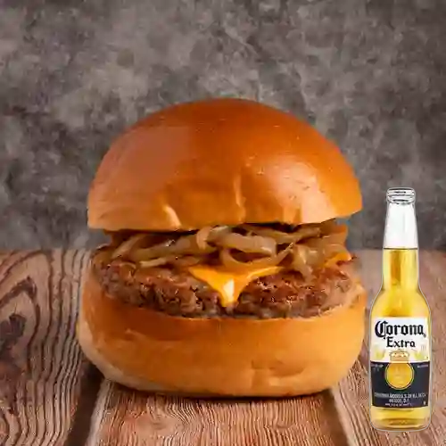 Combo Cheese Burger + Coronita 250 ml