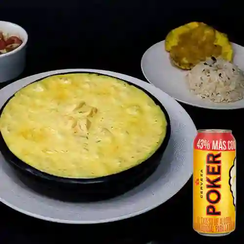 Combo Cazuela de Camarón + Poker 330 ml