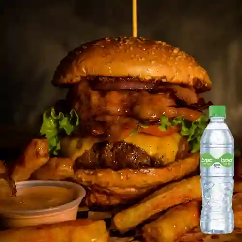 Combo Burger Sweet Bacon + Brisa con Gas 600 ml
