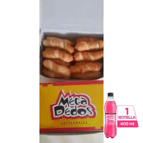 Combo 10 Minidedos Arequipe y Queso + Manzana 400ml