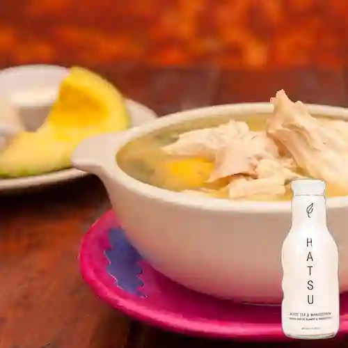 Combo Ajiaco Bogotano + Hatsu Blanco Mangostino 400 ml