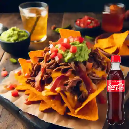 Combo Carnitas Explosion + Gaseosa Coca-cola 400 ml
