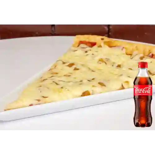 Combo Pizza Hawaiana + Coca Cola Original 400 ml