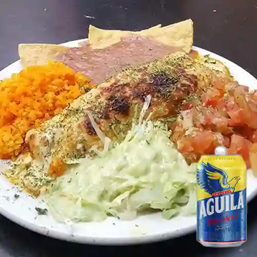 Combo Enchibarra Mixta + Cerveza Aguila
