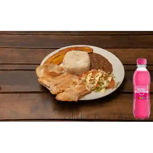 Combo Pechuga a la Plancha + Postobón Manzana 250 ml