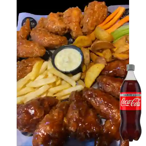 Combo Alitas X12 + Coca-Cola Zero 1.5 L