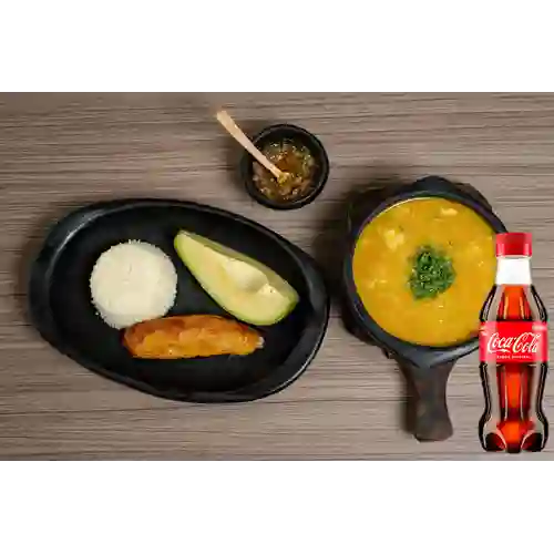 Combo Mondongo +Acompañamieto +Cocacola Orig 250ML