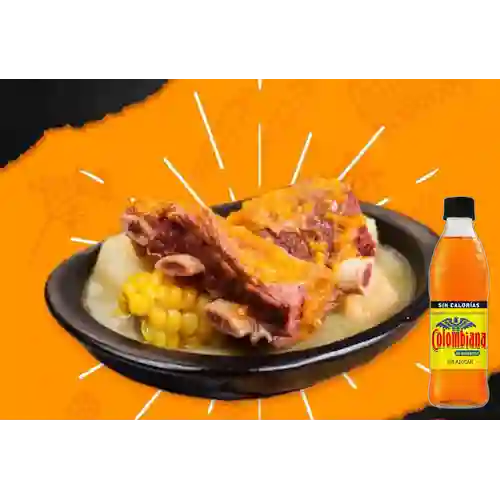 Combo Sancocho de Costilla + Colombiana 400 ml