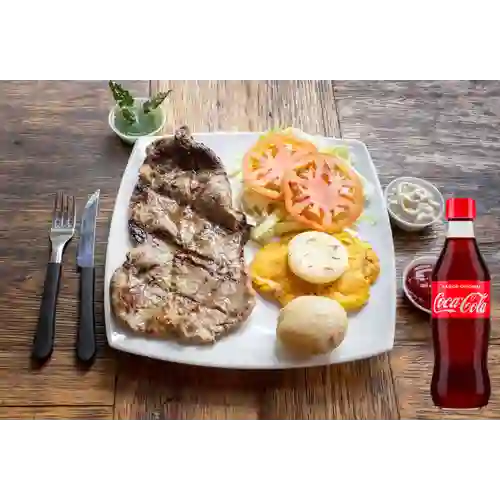 Combo Churrasco de Res +Cocacola Orig 350ml