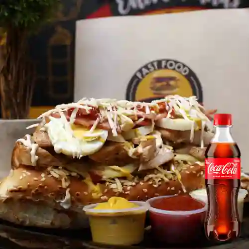 Combo Perro Granjero + Coca Cola Original 400 ml