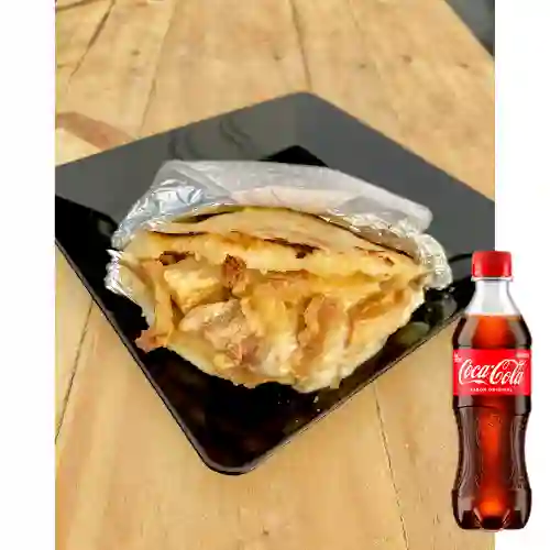 Combo Mr Arepazo Jr + Coca Cola Original 400 ml