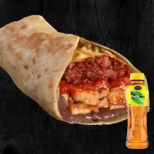 Combo Burrito Loco (500 Gr) + Fuze Tea Limón 400ML