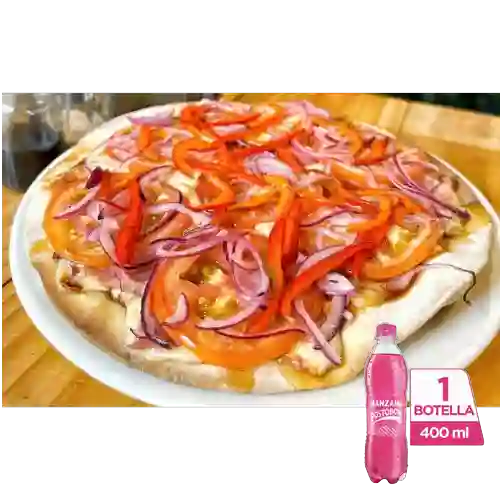 Combo Pizza Mixta + Postobón Manzana 400 ml