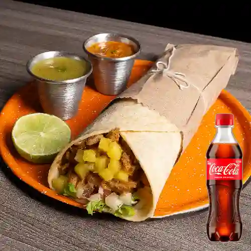 Combo Burrito + Tocineta + Coca Cola Original 400 ml