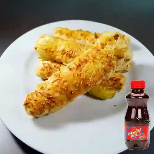 Combo Palito de Queso + Pony Malta 250 ml