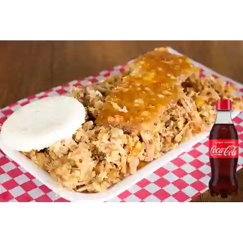 Combo Plato de Lechona 360 +cocacola Orig 250ml