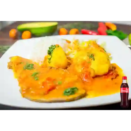 Combo Lengua a la Criolla +Cocacola Orig 400ml