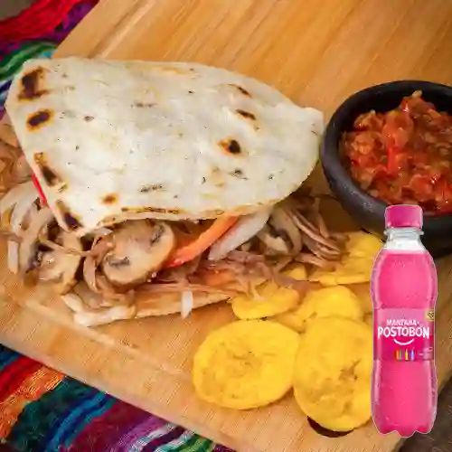 Combo Arepa D Jate Conquistar + Manzana 250 ml