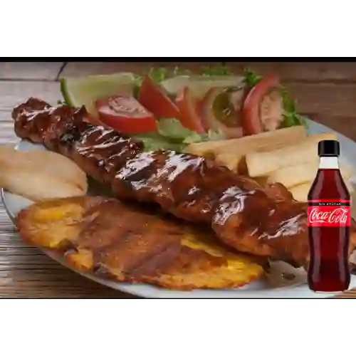 Combo Chuzo Mixto + Coca-Cola Sin Azúcar 350 ml