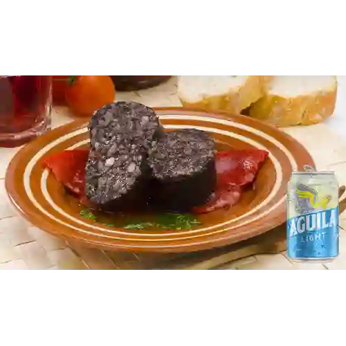 Combo Morcilla + Aguila Light 355 ml