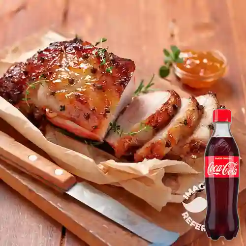 Combo Media Carne + Coca-Cola Sabor Original 400 ml