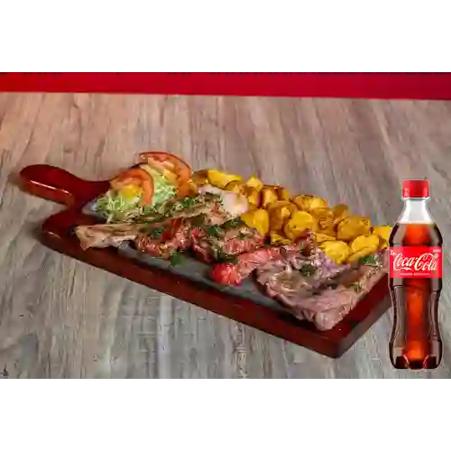 Combo Plato 3 Carnes + Coca Cola Original 400 ml