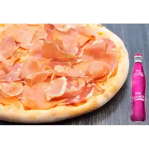 Combo Pizza Española + Uva Postobon 350 ml