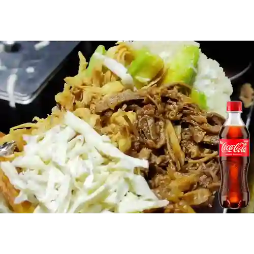 Combo Arepa Mixta + Coca Cola Original 400 ml