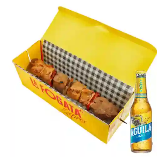 Combo Chuzo Mixto + Aguila Light 350 ml