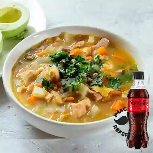 Combo Sancocho de Mondongo +Cocacola S/az 400ml