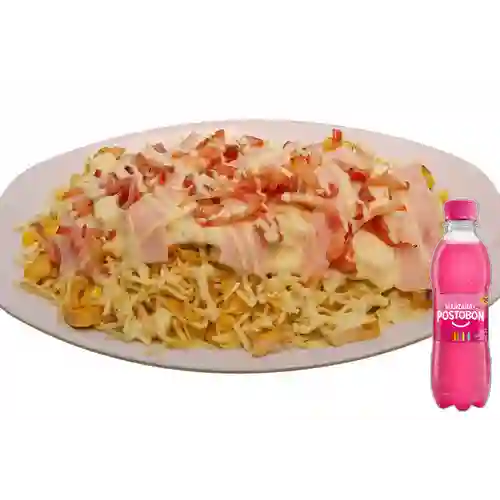 Combo Desgranado 4 Carnes + Postobón Manzana 250 ml