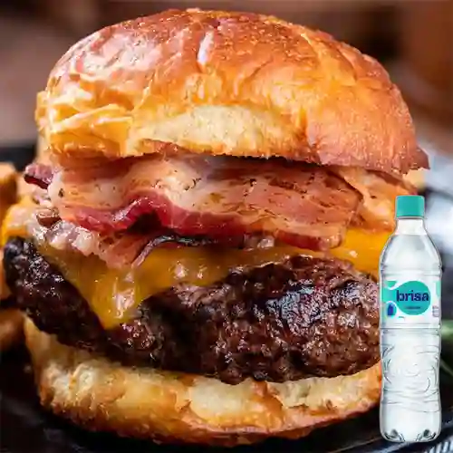 Hamburguesas 100% Res Especial +Brisa S/gas 600ML