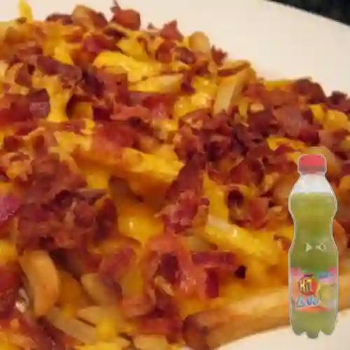 Combo Bacon Cheese Fries + Jugo Hit Lulo 500 ml