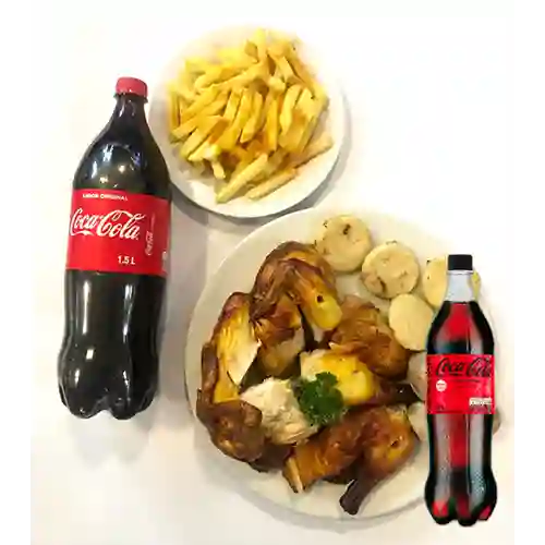 Combo Clásico + Coca Cola Sin Azúcar 1.5L