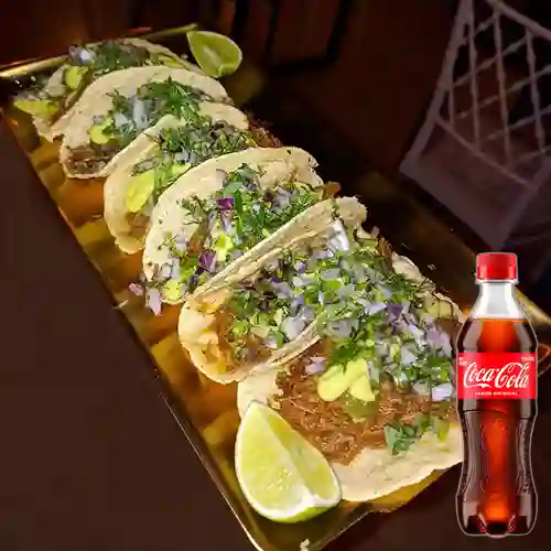 Combo Tacos Catrina + Coca Cola Original 400 ml