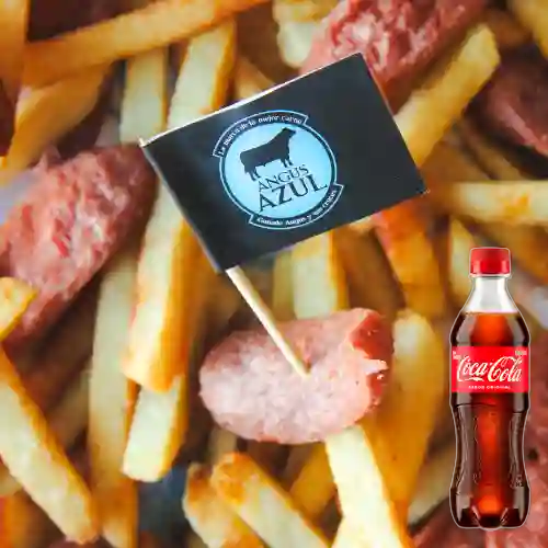 Combo Salchipapa + Coca Cola Original 400 ml