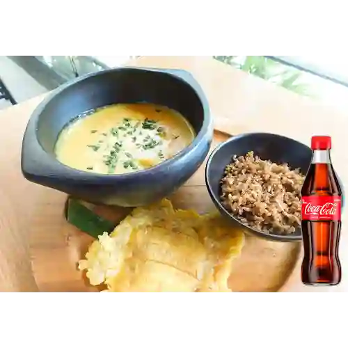 Combo Encocado de Camarones + Coca Cola Original 300ML