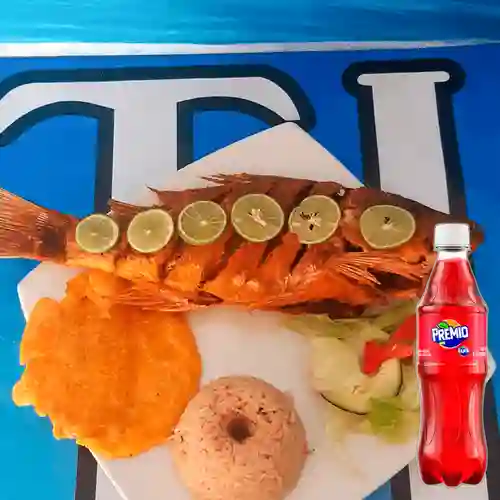 Combo Sancocho de Pescado con Pargo + Premio 400 ml