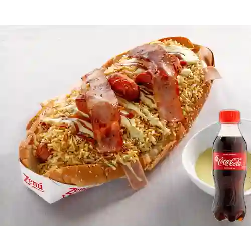 Combo Perro Caliente Ranchero +Cocacola Orig 200ml